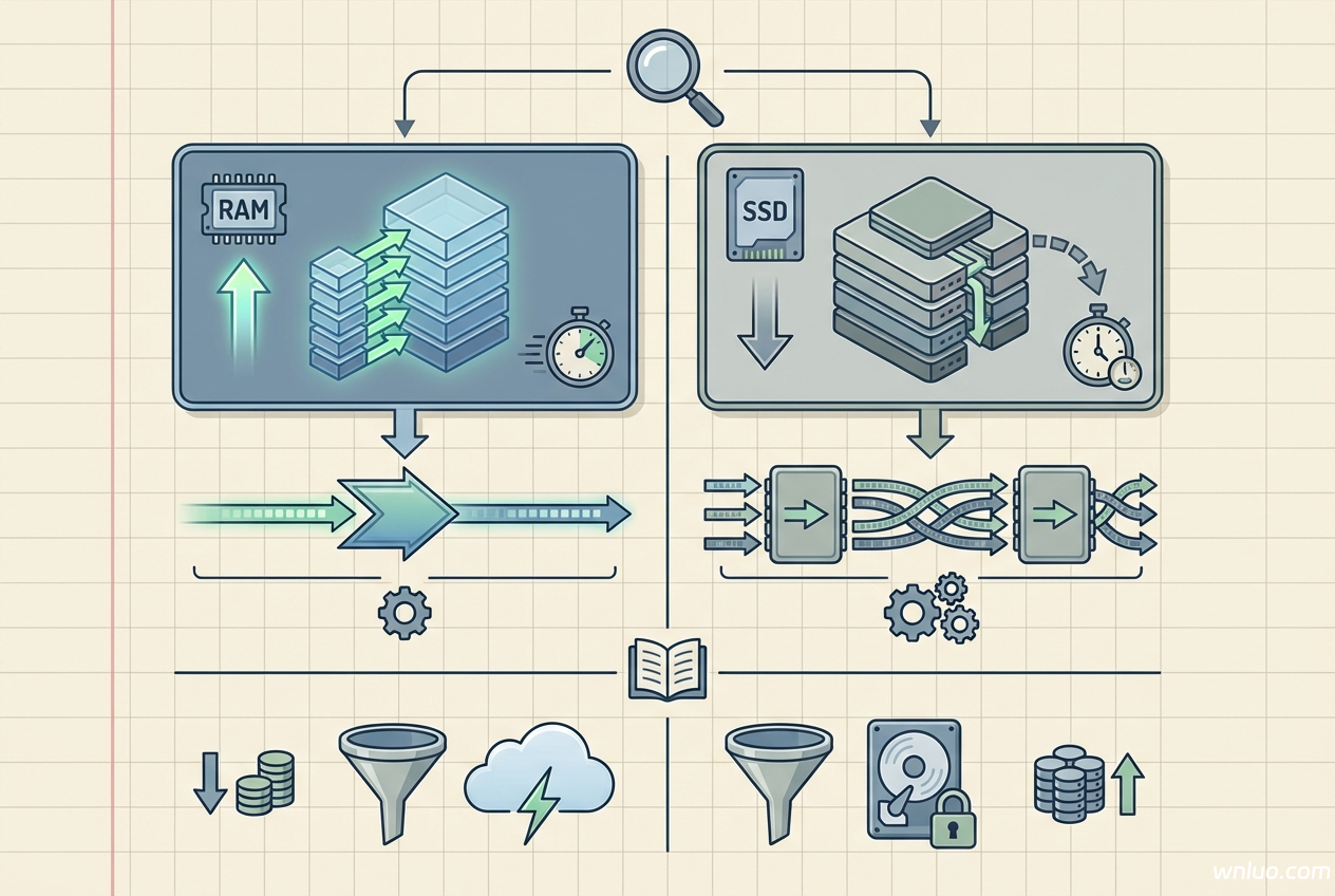 正文配图：标题:Redis的工作原理与关键特性；要点:内存优先：数据主要驻留在内存