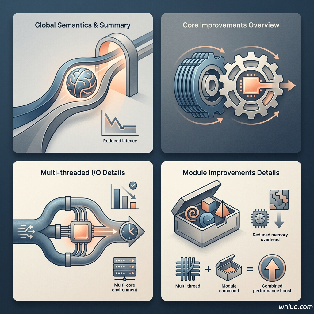 总结卡片:标题:多线程 I/O 优化 AI 推理延迟;要点:多线程 I/O 分离网