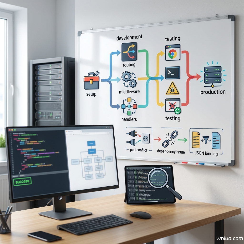 配图:要点:测试 CORS:使用浏览器或 curl -H "、测试错误处理:发