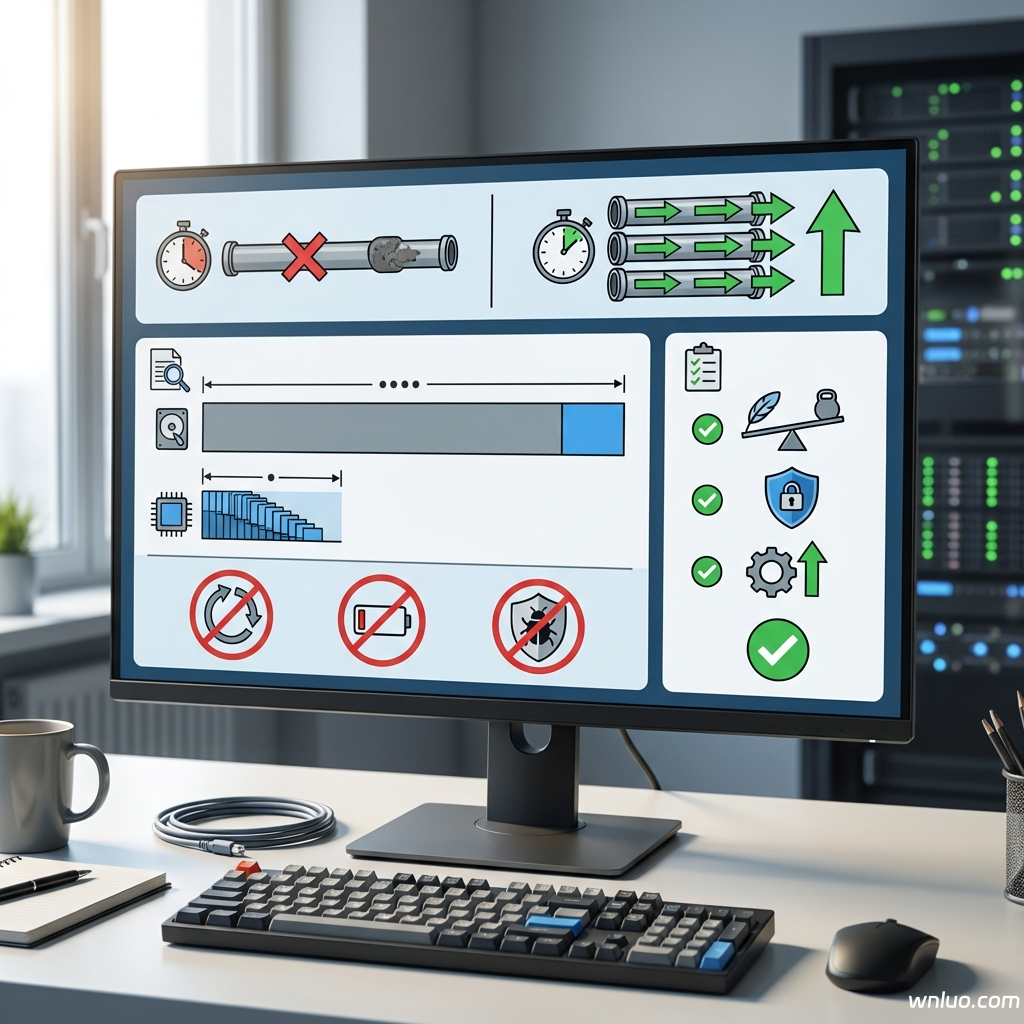 配图:为了验证性能差异,我们运行两个脚本并比较耗时。使用time命令在bash