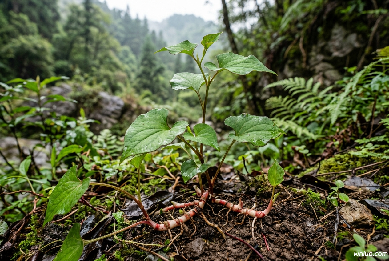 折耳根植株特写