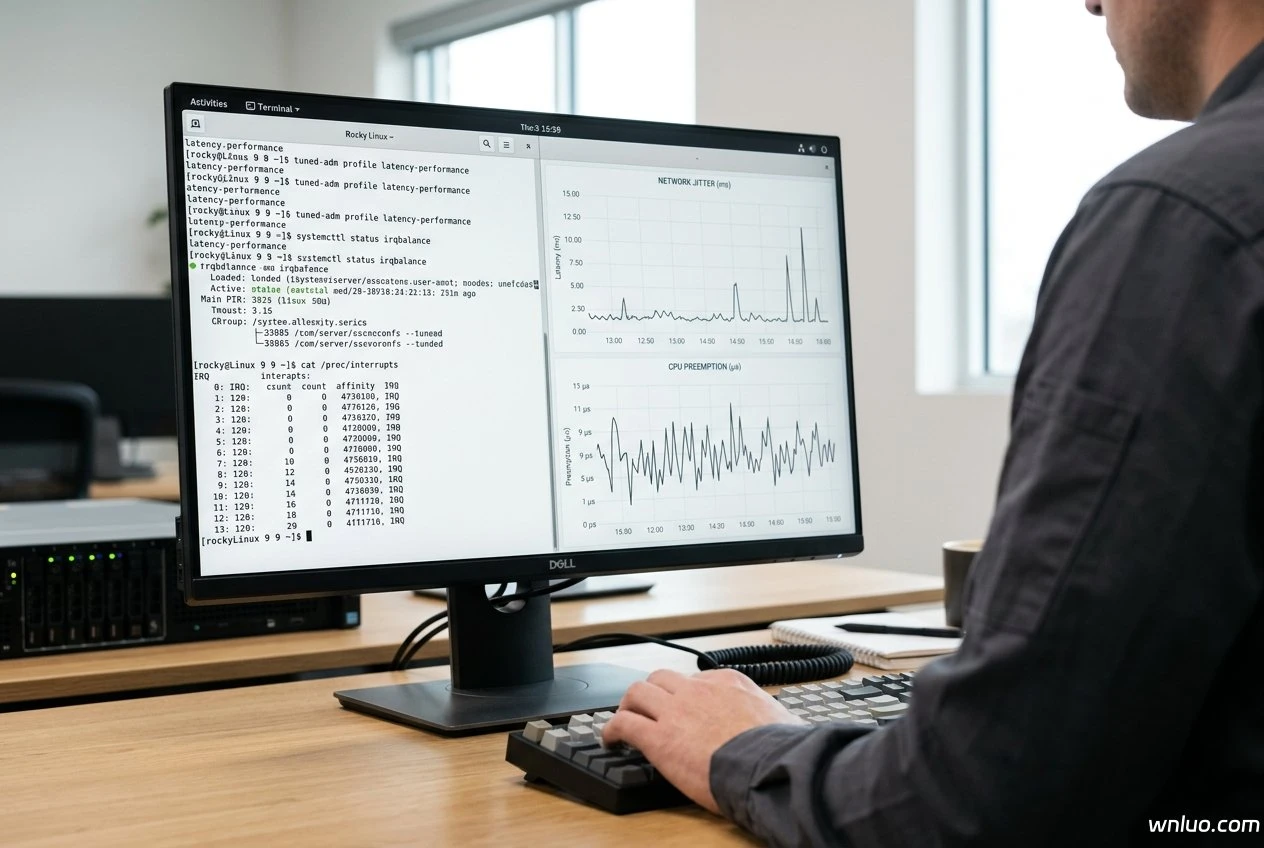 Rocky 9 系统终端与 Podman 命令行操作界面